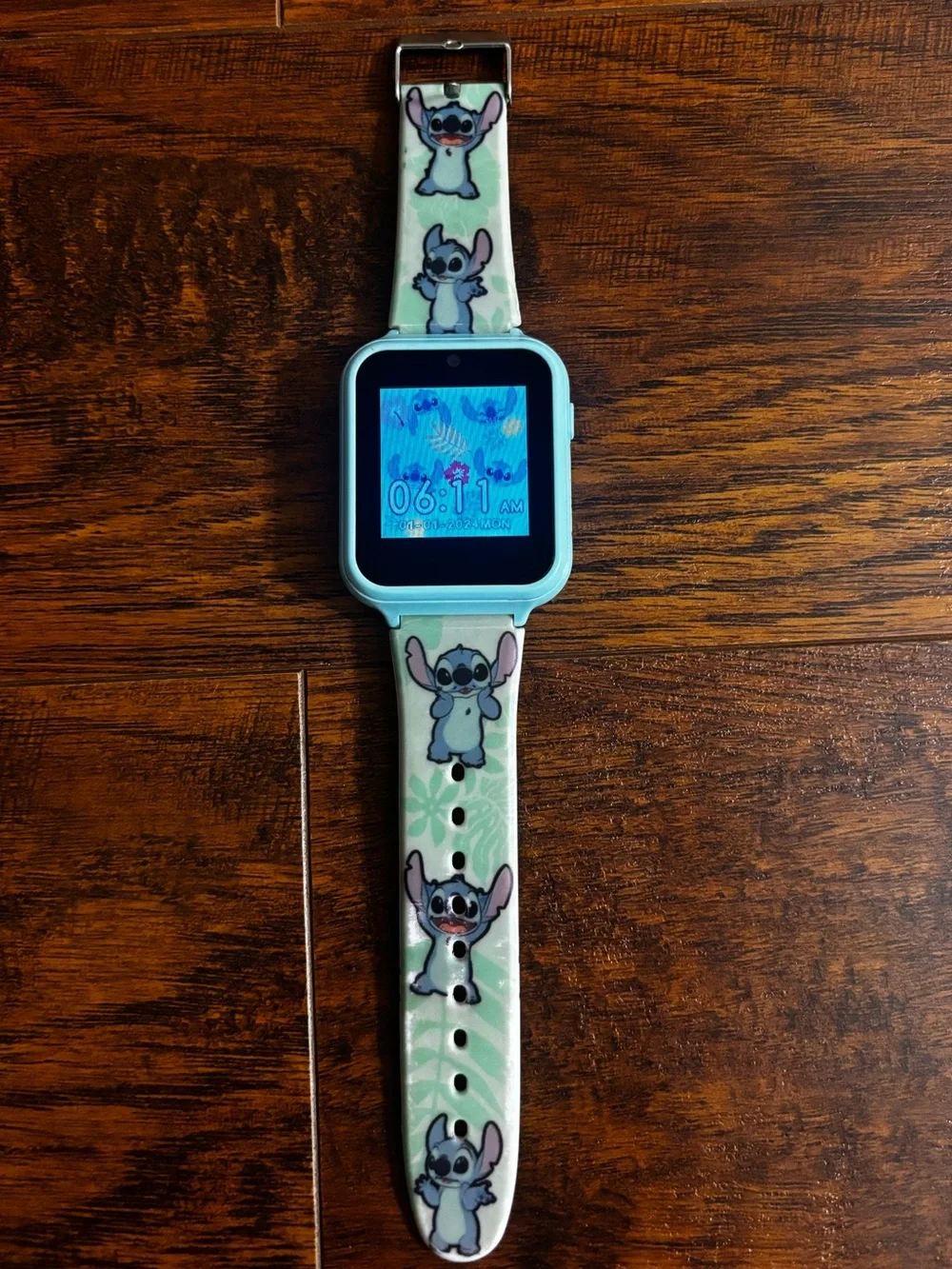 Disney Stitch Kids Smartwatch Light Up Interactive Touchscreen Watch with Games
